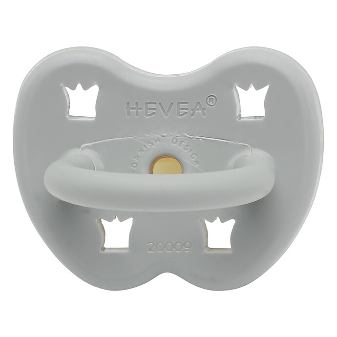 Tétine Physiologique Couronnes Gorgeous Grey - 3/36 Mois HEVEA