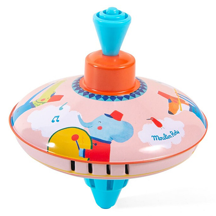 Petite Toupie Fanfare - Les Jouets Métal Moulin Roty