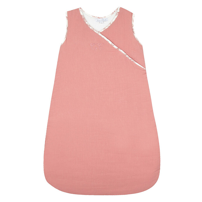 Gigoteuse Toile de Jouy Rose - 6/18 Mois Tartine et Chocolat