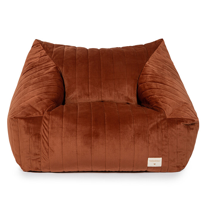 Fauteuil Chelsea Velvet - Wild Brown Nobodinoz