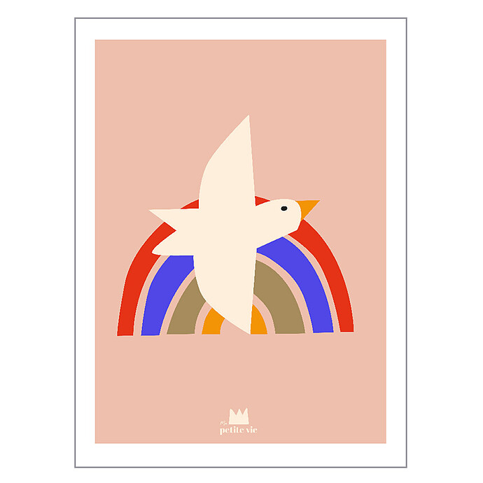 Affiche Arc-en-ciel Ma petite vie