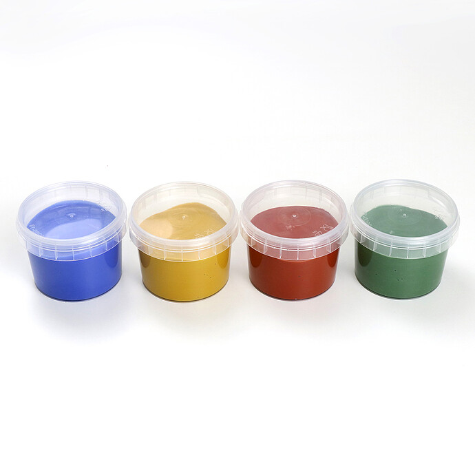 Achat Coffret de 4 Pots de Peinture Naturelle et Végan Aki