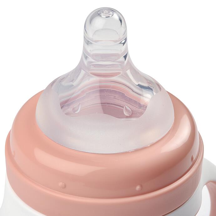 Biberon 2-en-1 Old Pink - 210 ml BÉABA