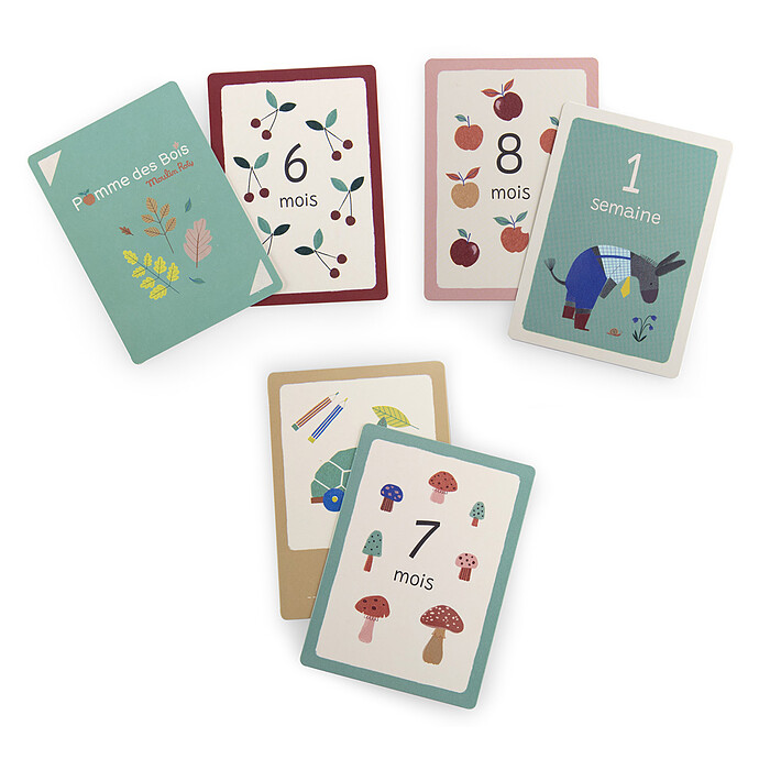 Avis Cartes Mes 12 Premiers Mois - Pomme des Bois