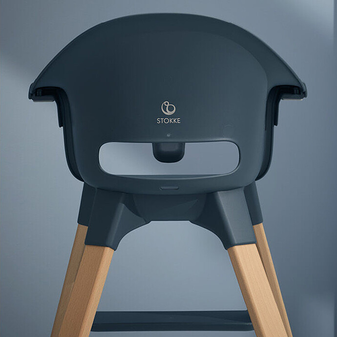 Chaise Haute Clikk - Bleu Fjord Stokke