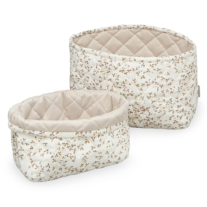 Lot de 2 Paniers de Rangement - Lierre Almond Camcam Copenhagen