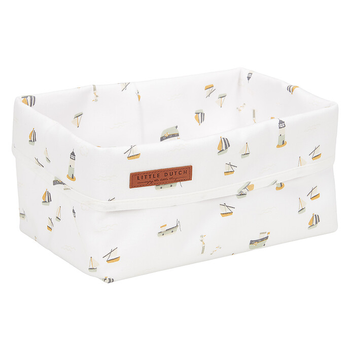 Panier de Commode Grand Sailors Bay - White Little Dutch