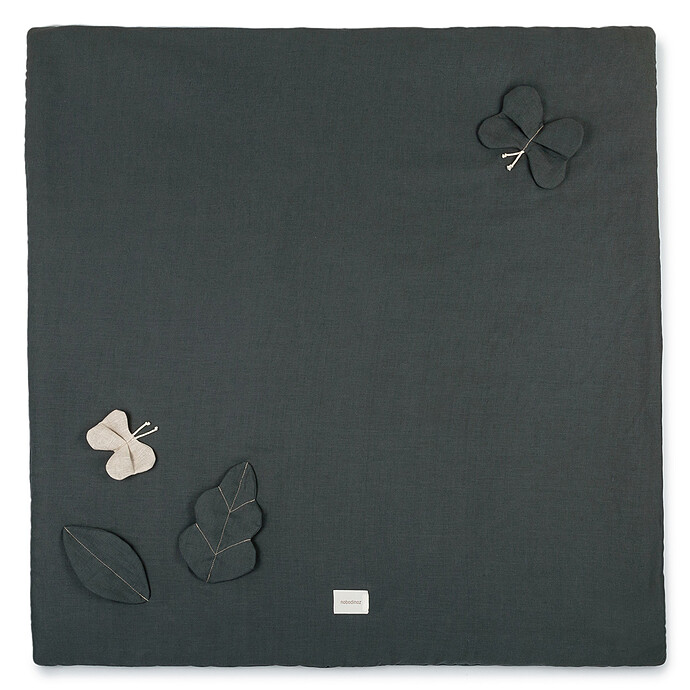 Tapis de Jeux Lin Français - Green Blue Nobodinoz