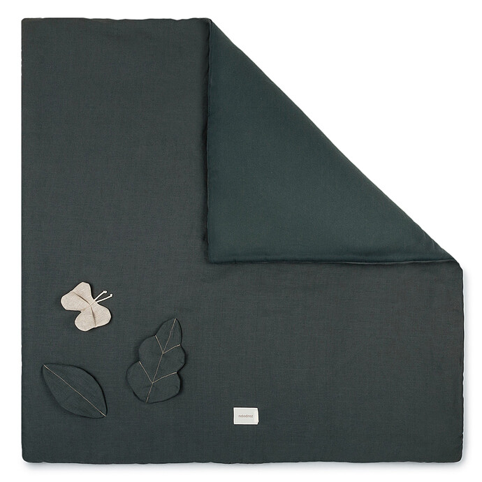 Tapis de Jeux Lin Français - Green Blue Nobodinoz