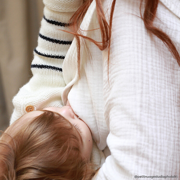 Chemise d'Allaitement Le Milk C'est Chic Just Mama - L You&Milk