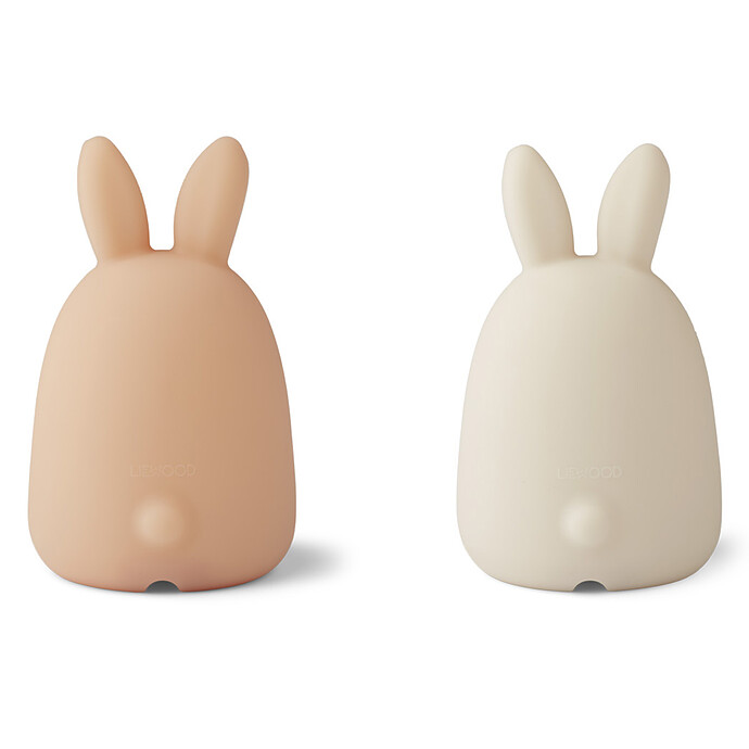 Lot de 2 Veilleuses Callie - Rabbit Tuscany Rose Sandy Liewood