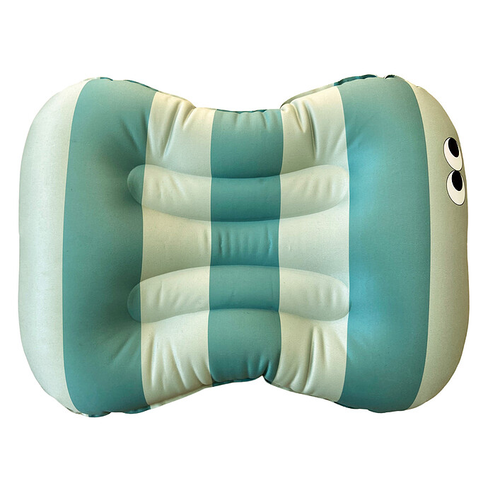 Coussin de Chaise Nomade - Stripes Mint Dark Mint NOUI NOUI