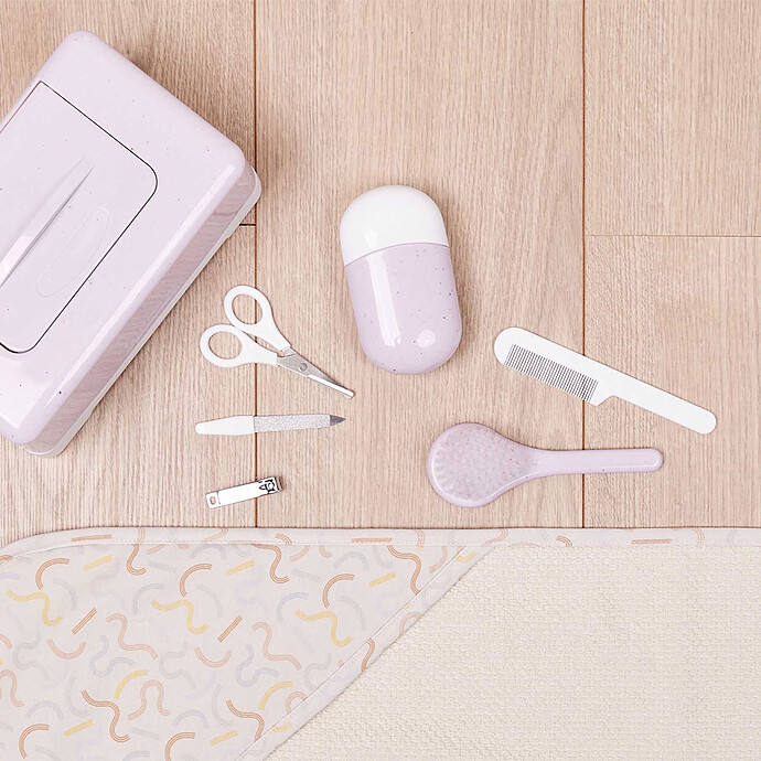 Avis Set Coiffure Brosse et Peigne Luma - Speckles Lila