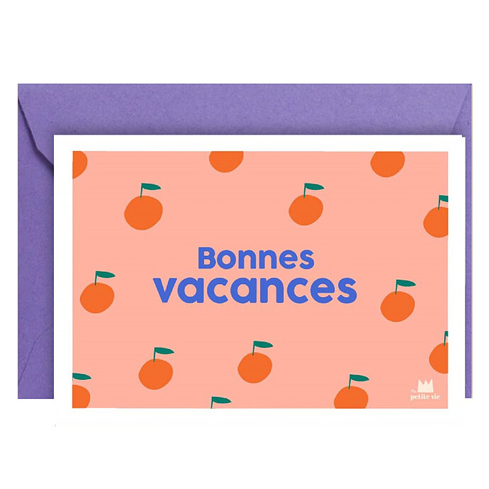 Carte Bonnes Vacances Ma petite vie
