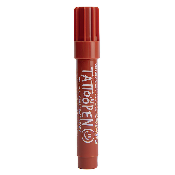 Feutre de Tatouage Temporaire Tatoopen - Brun Nailmatic