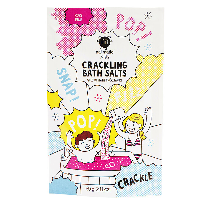 Sels de Bain Crépitants Rose - 60 g Nailmatic