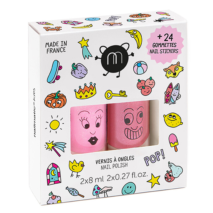 Lot de 2 Vernis à Ongles Biosourcés - Pop Nailmatic