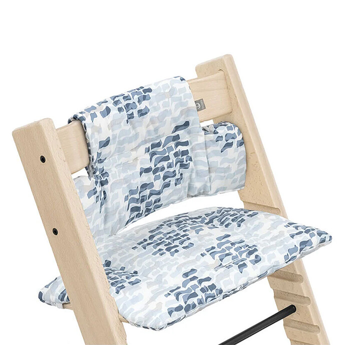 Coussin Classic Tripp Trapp - Waves Blue Stokke
