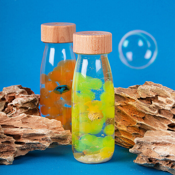 Bouteille Sensorielle Sound - Poisson Globe Petit Boum