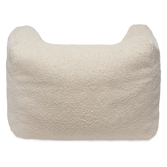 Fauteuil Beanbag Boucle - Naturel pas cher