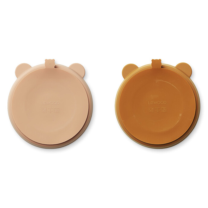 Avis Lot de 2 Assiettes Compartimentées Stacy - Mustard Tuscany Rose Mix