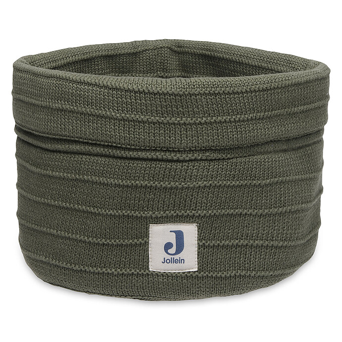 Panier de Rangement Pure Knit - Leaf Green Jollein