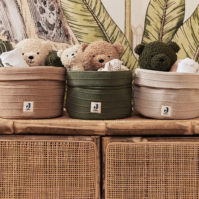 Achat Panier de Rangement Pure Knit - Leaf Green