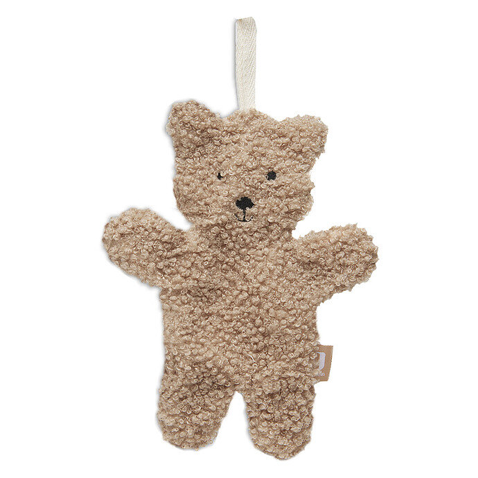 Doudou Attache Tétine Teddy Bear - Biscuit Jollein