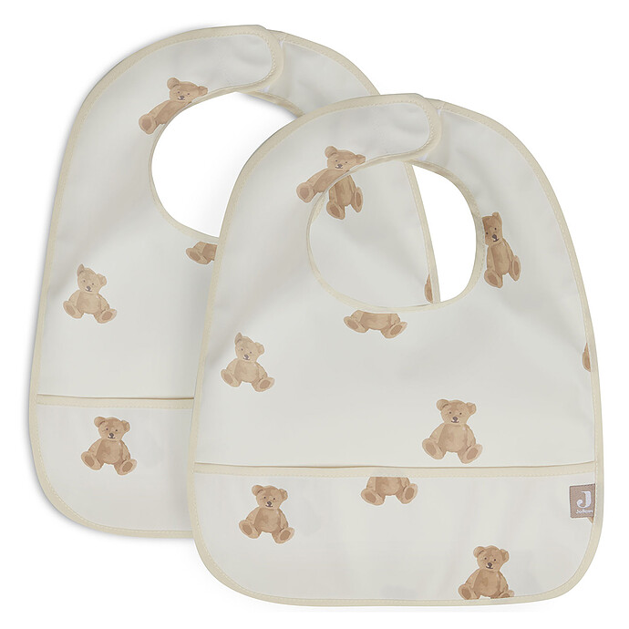 Lot de 2 Bavoirs - Teddy Bear Jollein