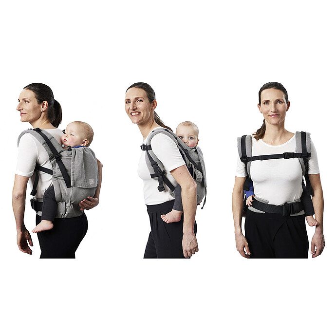 Avis Porte-bébé Limas Carrier Flex - Mélange Ardoise