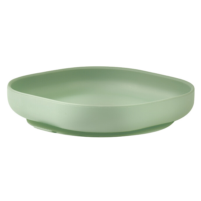 Assiette Silicone Ventouse - Sage Green BÉABA
