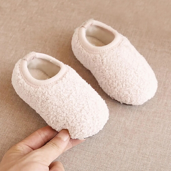 Chaussons Moumoute Vanille - 23/24 Mrs. Ertha