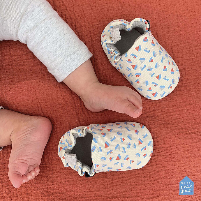 Avis Chaussons en Coton Les Bateaux - 16/17