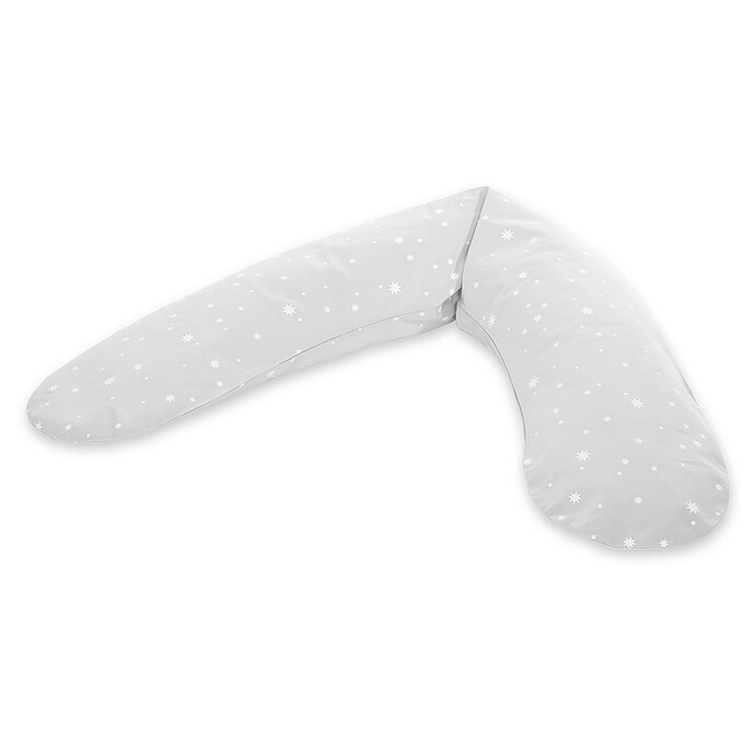 Coussin d'Allaitement Confort Jersey - Gris Etoiles Theraline