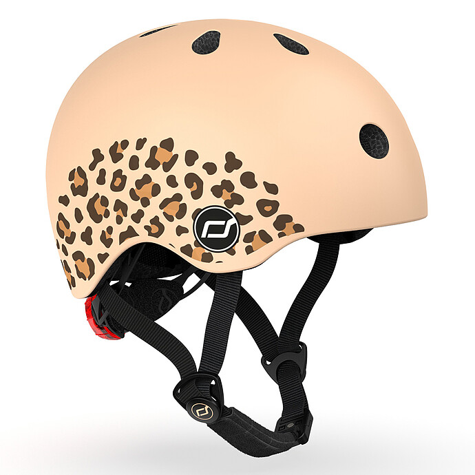 Casque Leopard - Taille 45-51 cm Scoot & Ride