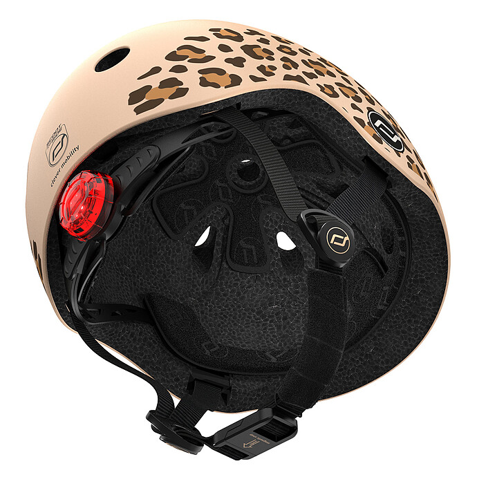Casque Leopard - Taille 45-51 cm Scoot & Ride
