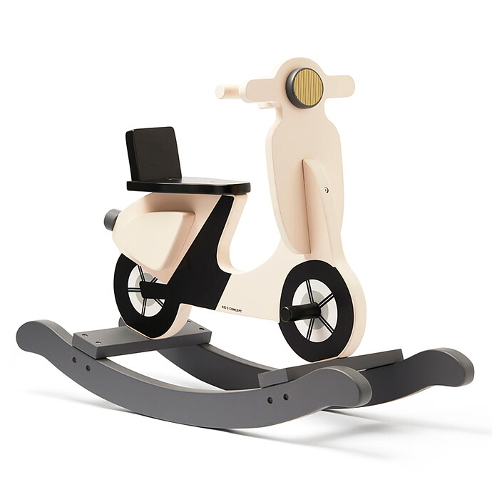 Scooter à Bascule - Beige Kid's Concept