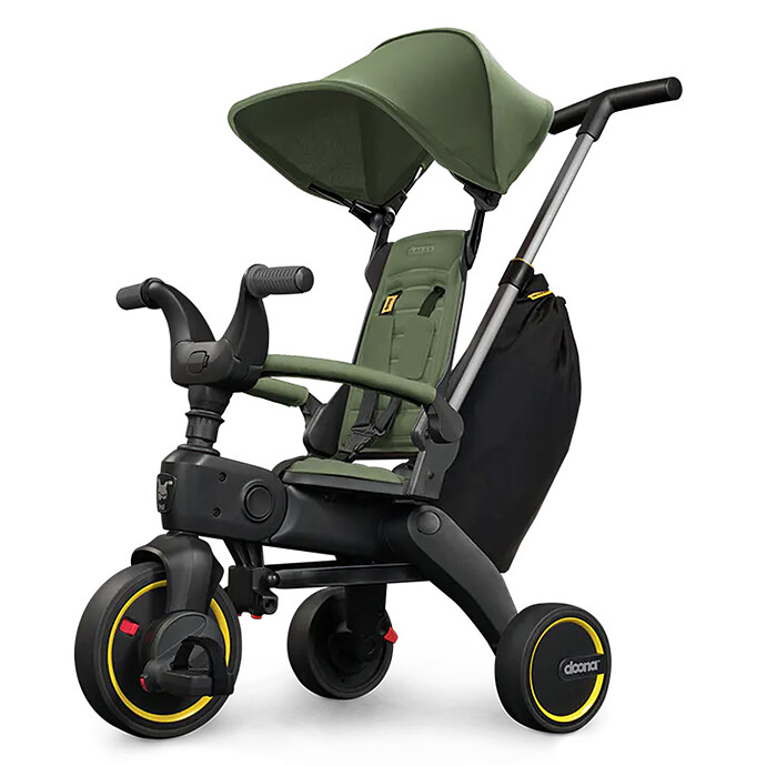 Tricycle Evolutif Compact Liki Trike S3 - Desert Green Doona