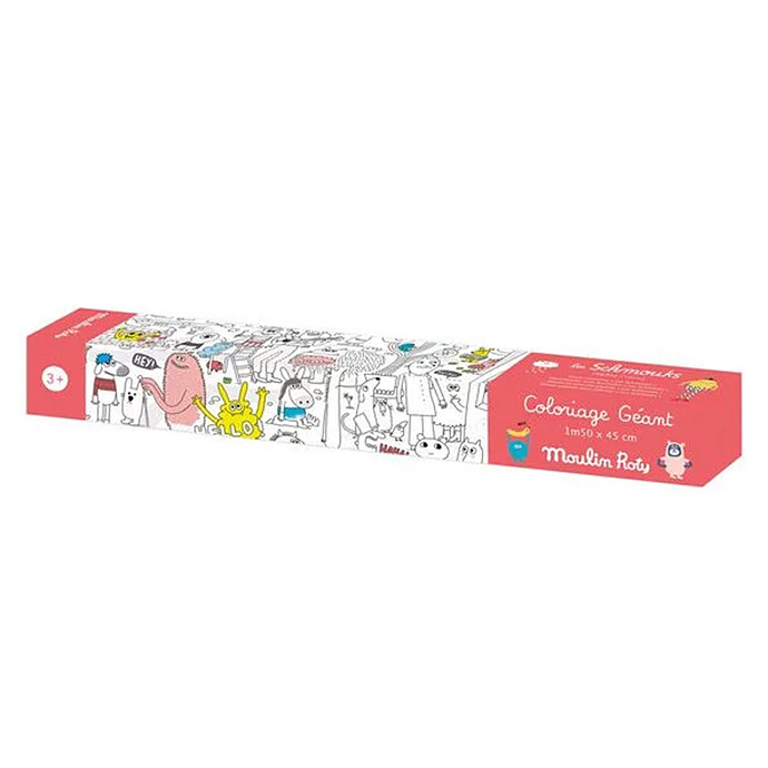 Coloriage Géant - Les Schmouks Moulin Roty