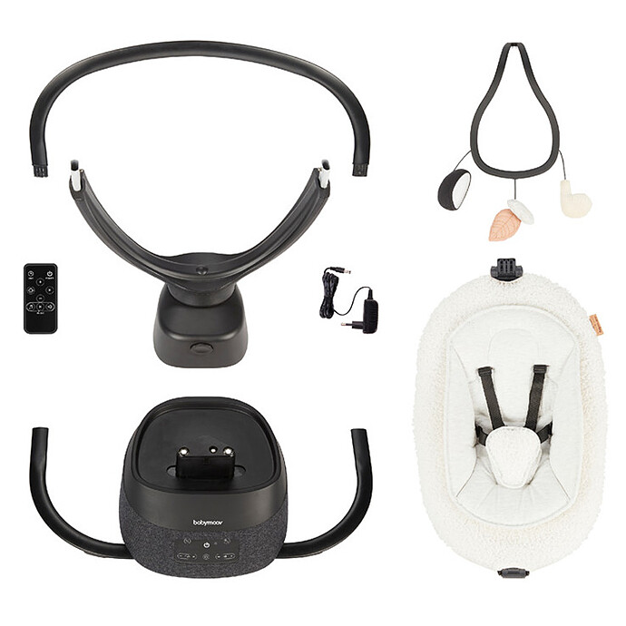 Balancelle Swoon Evolution x Babyatoutprix - Curl White Babymoov