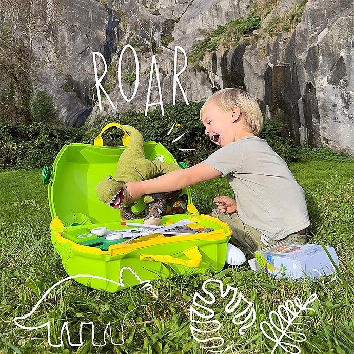 Avis Valise Ride-on - Dinosaure
