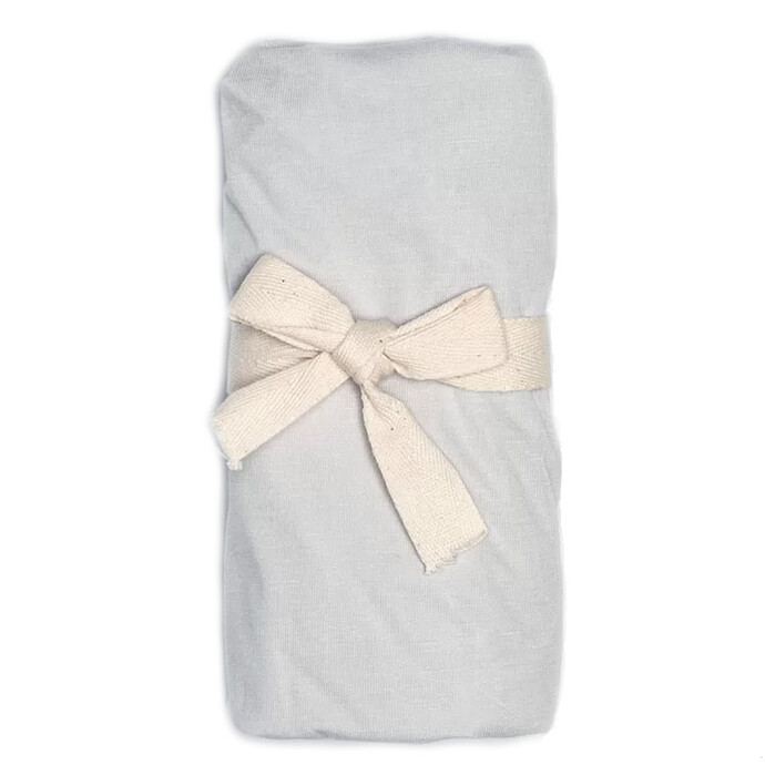 Alèse Drap Housse Imperméable Gris Perle - 40 x 80 cm Kadolis