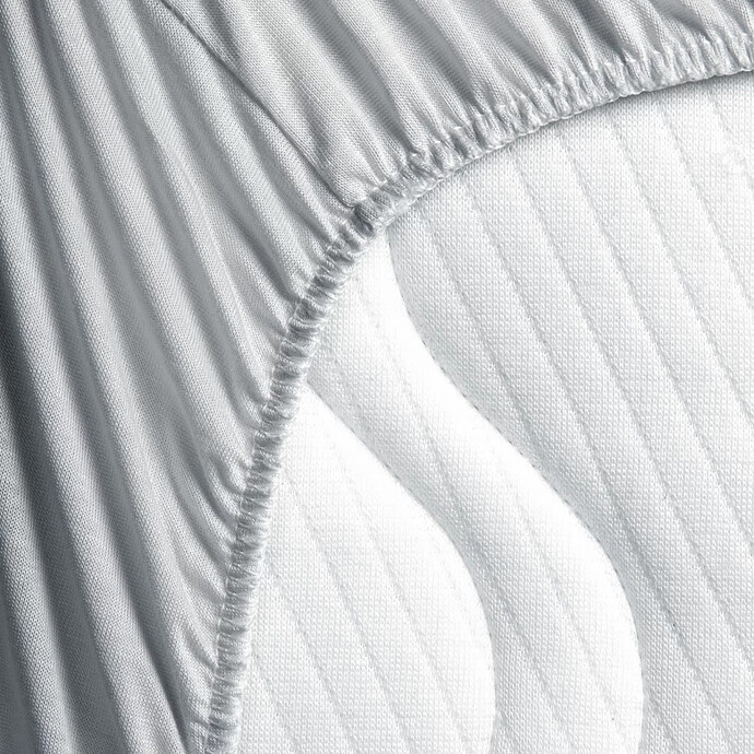 Avis Alèse Drap Housse Imperméable Gris Perle - 40 x 80 cm