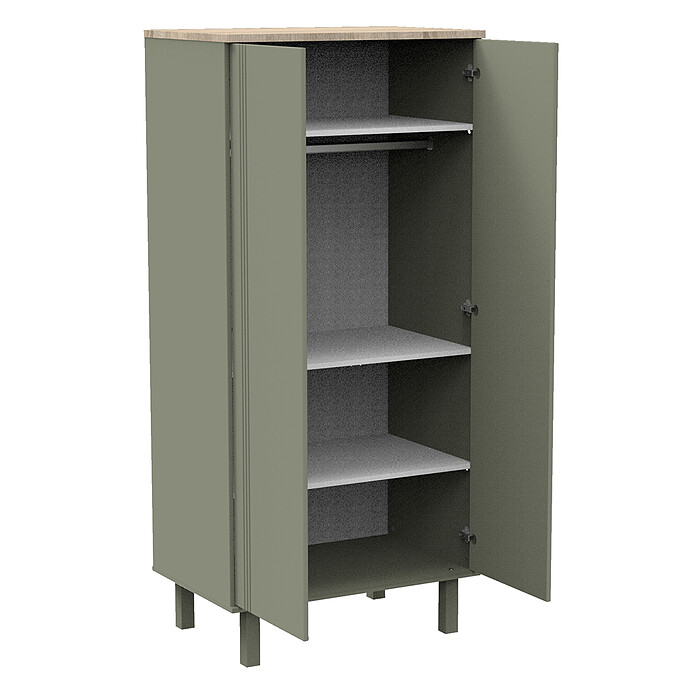 Avis Armoire 2 Portes Eléonore - Kaki