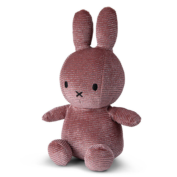 Lapin Miffy Glamour Rose - Petit Bon Ton Toys