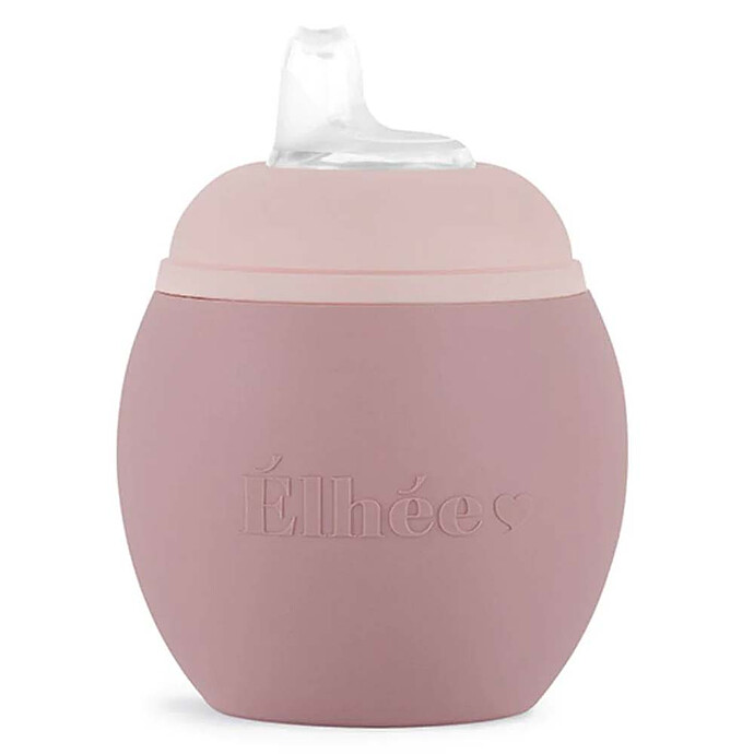 Gourde d'Apprentissage Bubble Blush & Nude - 240 ml Elhée
