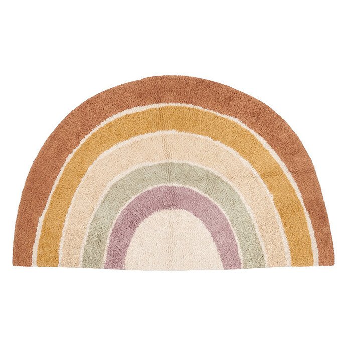 Tapis Rainbow Shape Vintage - 80 x 130 cm Little Dutch