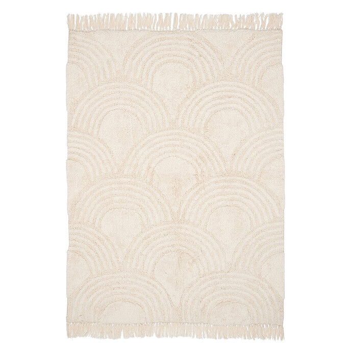 Tapis Rainbow Vintage Soft White - 90 x 130 cm Little Dutch