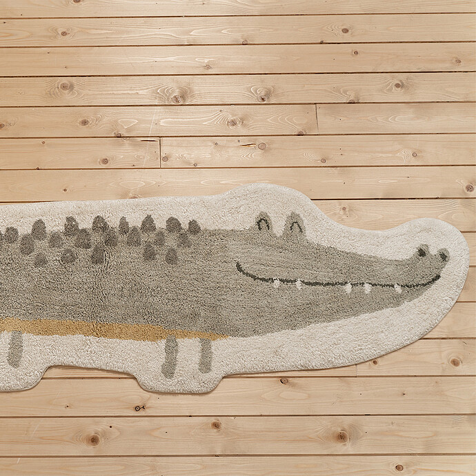 Tapis Crocodile Sailors Bay - 53 x 170 cm Little Dutch