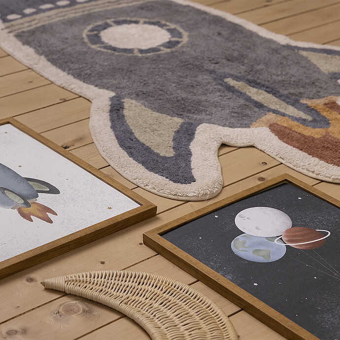 Avis Tapis Rocket Space  80 x 130 cm